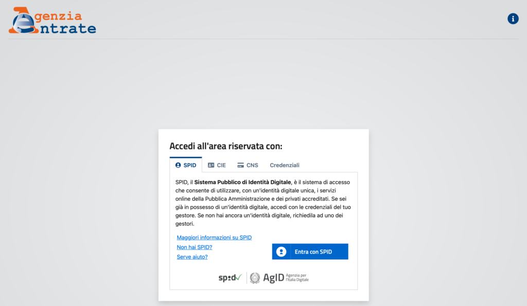 Accesso con SPID ad ADE